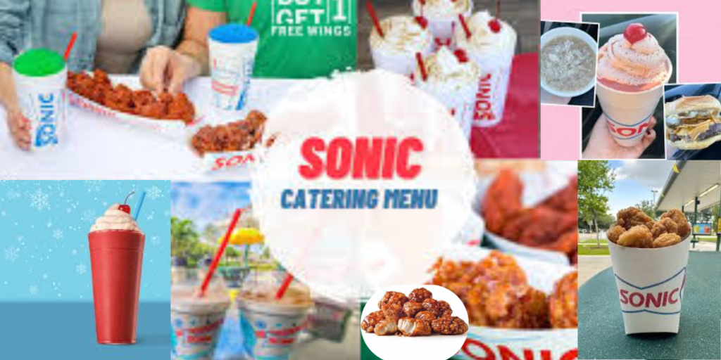 Sonic Catering Menu Winter