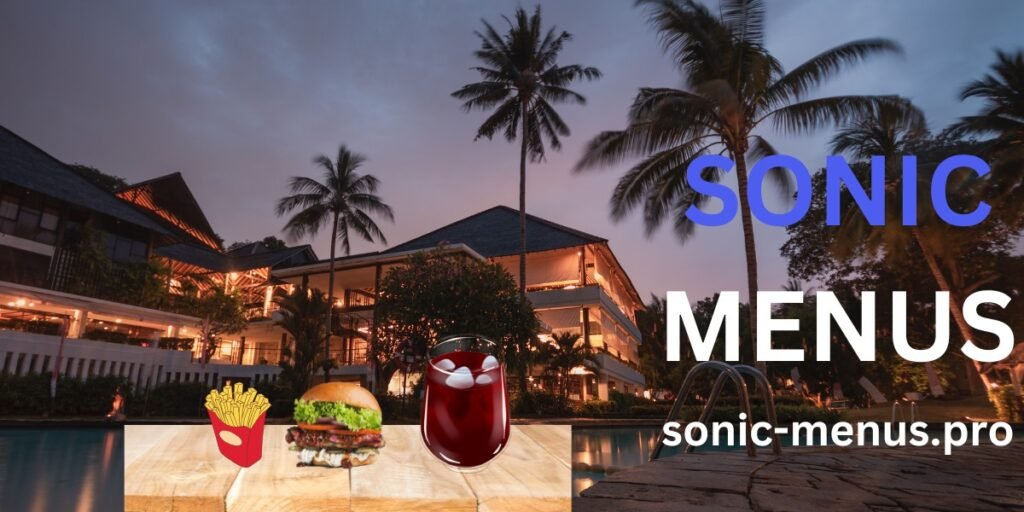 sonic menu