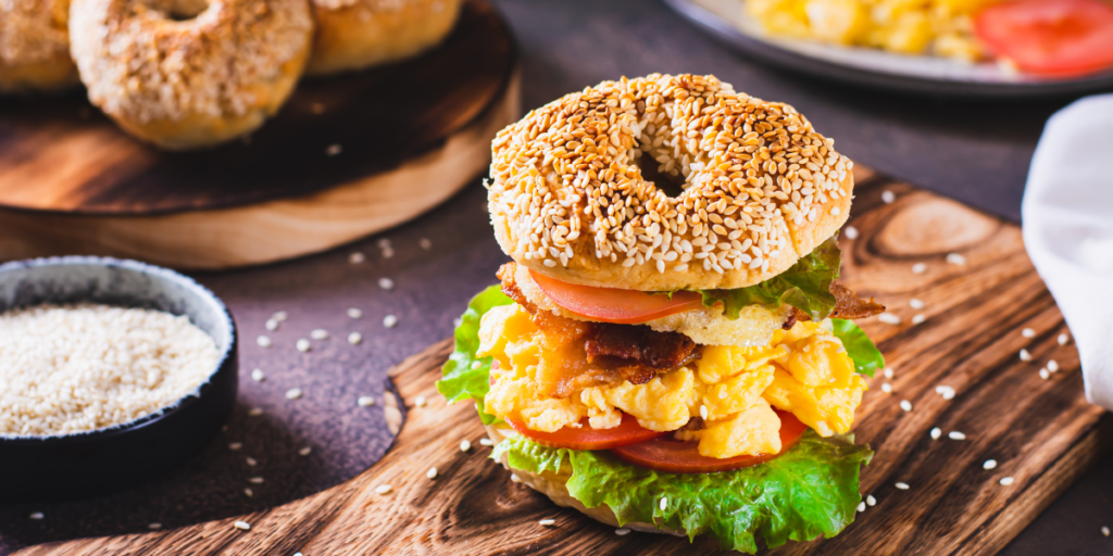 Sausage, Egg and Cheese Bagel