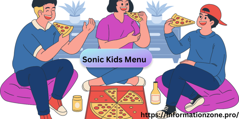 Sonic Kids Menu