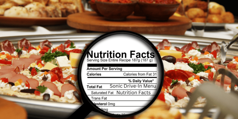 Sonic Drive-In Menu Nutrition Facts