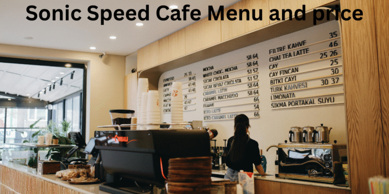 Cafe Menu